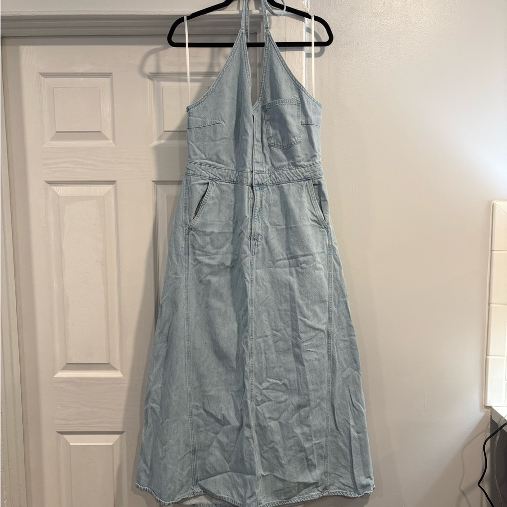 Universal Thread Light Blue Backless Dress